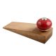 Red Round Ceramic Wooden Door Stopper